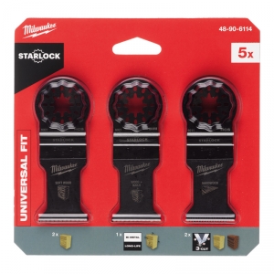 Set de 5 Lames bois pour outil multifonction STARLOCK