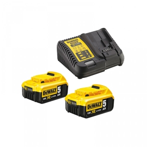 Pack 2 batteries 18V 5Ah + chargeur