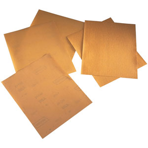 Feuilles abrasifs papier saumon