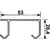 Ferrure K20 rail de roulement - KLEIN