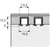 Rail de roulement SysLine encastrable simple - HETTICH